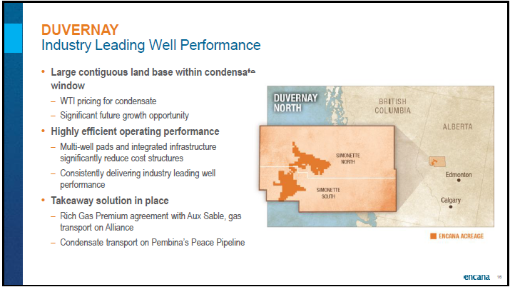 April 2018 Corporate Presentation – Encana Corp – slide 17