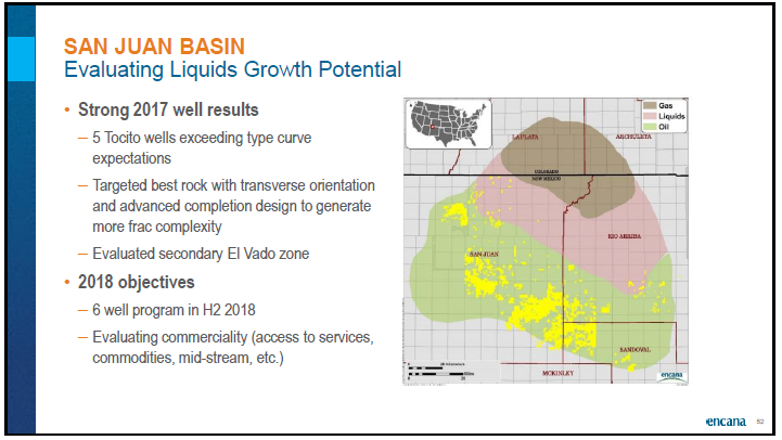 April 2018 Corporate Presentation – Encana Corp – slide 53