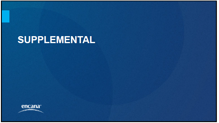 April 2018 Corporate Presentation – Encana Corp – slide 54