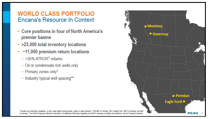 May 2018 Corporate Presentation – Encana Corp – slide 15