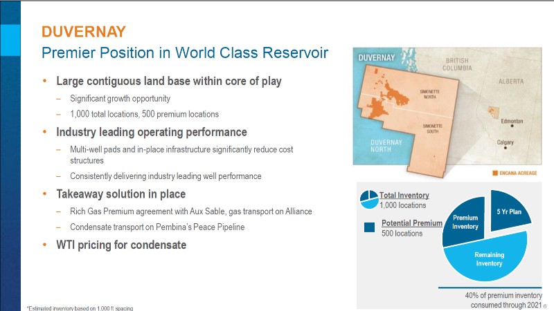 May 2017 Corporate Presentation – Encana Corp – slide 7