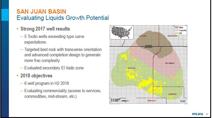 August 2018 Corporate Presentation – Encana Corp – slide 60