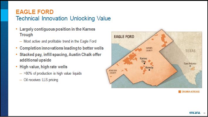 September 2018 Corporate Presentation – Encana Corp – slide 17