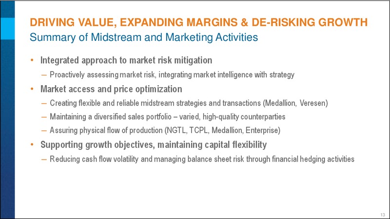 Investor Day - Market Access – Encana Corp – slide 13