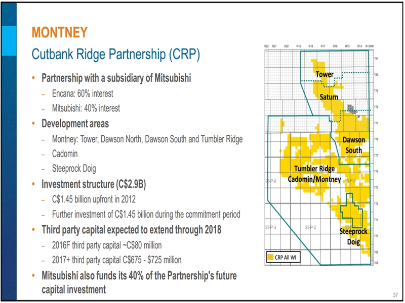 November 2016 Investor Presentation – Encana Corp – slide 32