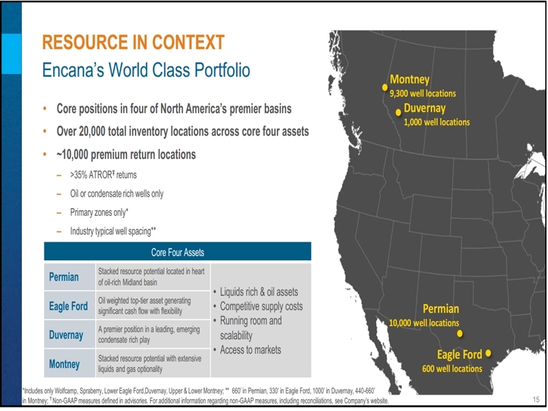 December 2016 Investor Presentation – Encana Corp – slide 11