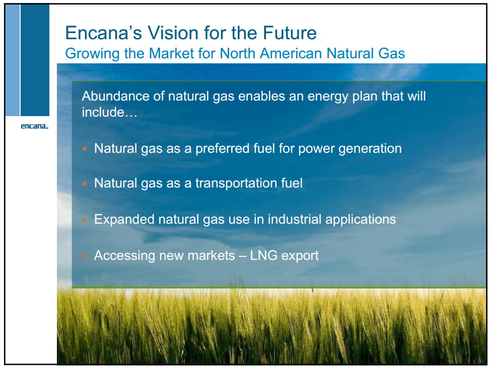 Credit Suisse Energy Summit – Encana Corp – slide 16