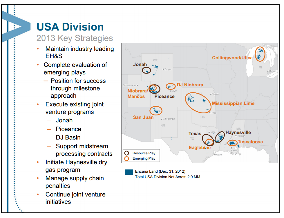 February 2013 Investor Presentation – Encana Corp – slide 42