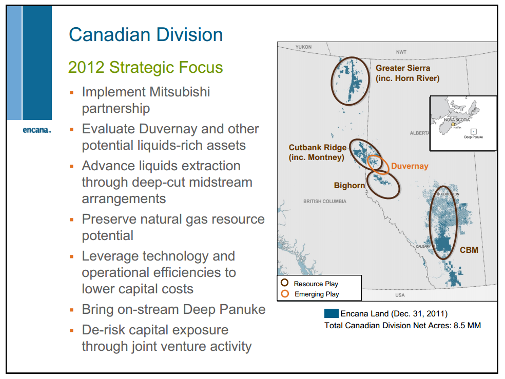 May 2012 Investor Presentation – Encana Corp – slide 27