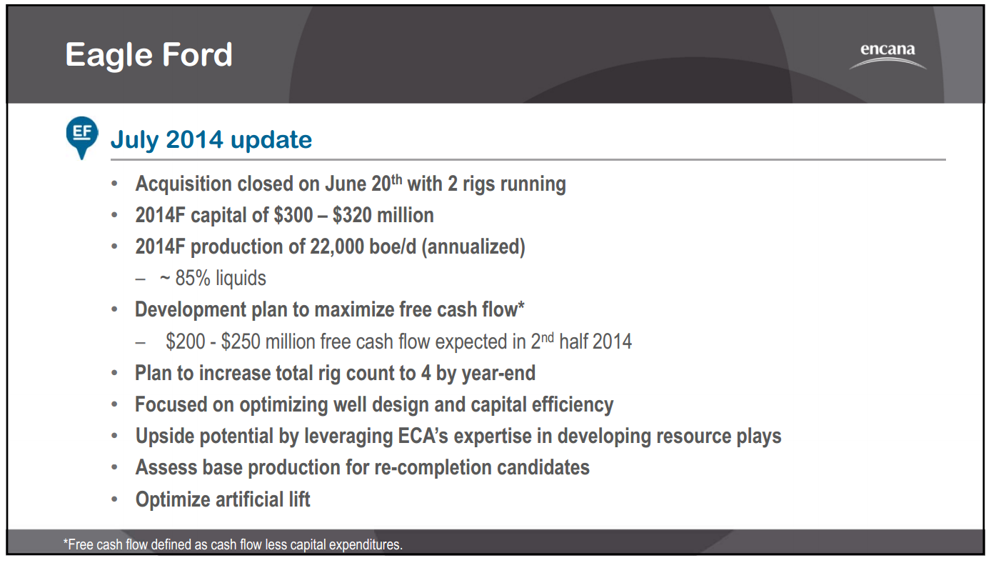 July 2014 Investor Presentation – Encana Corp – slide 10