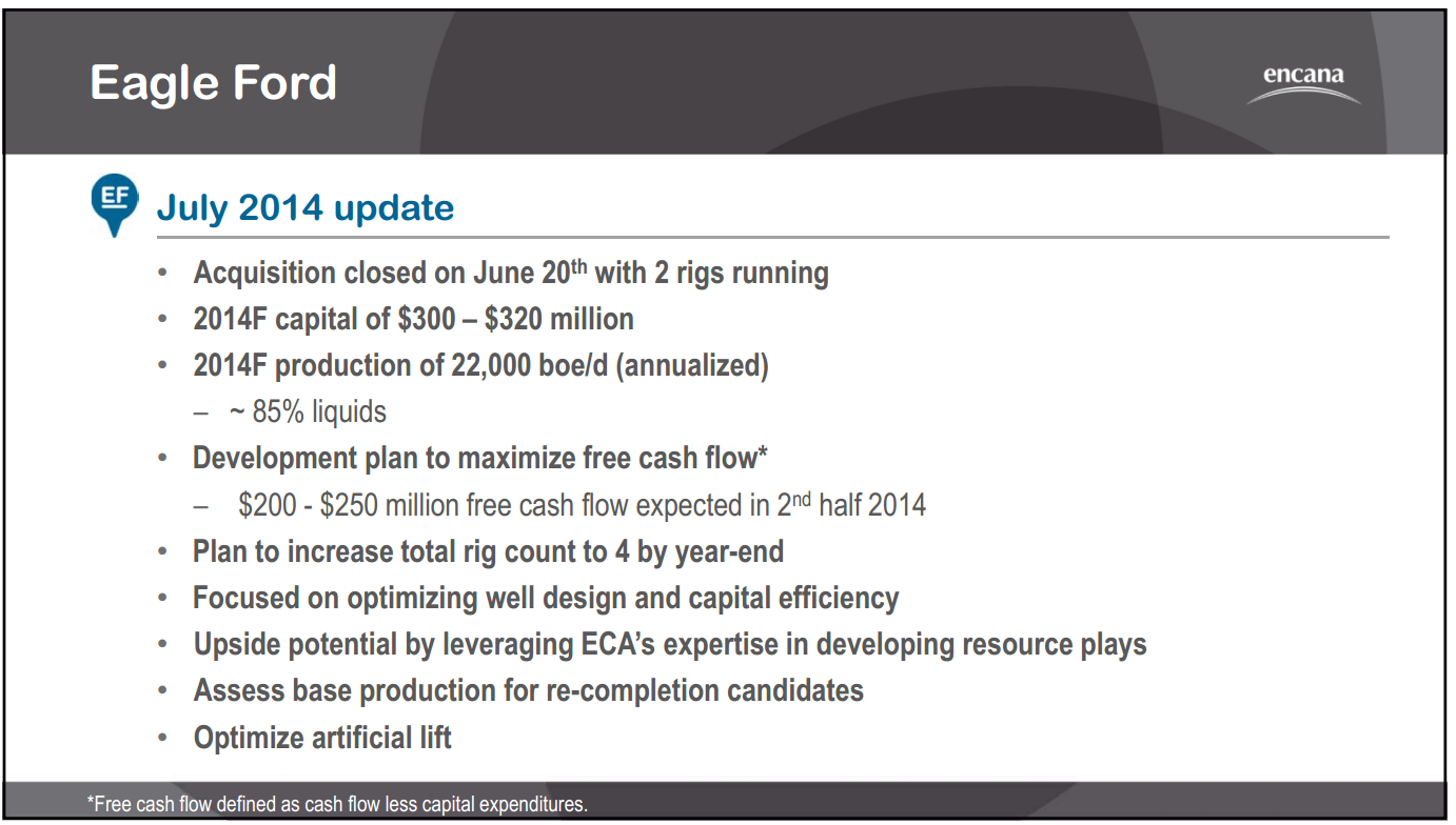 August 2014 Investor Presentation – Encana Corp – slide 12