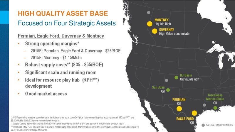 EnerComs The Oil and Gas Conference 2015 – Encana Corp – slide 3