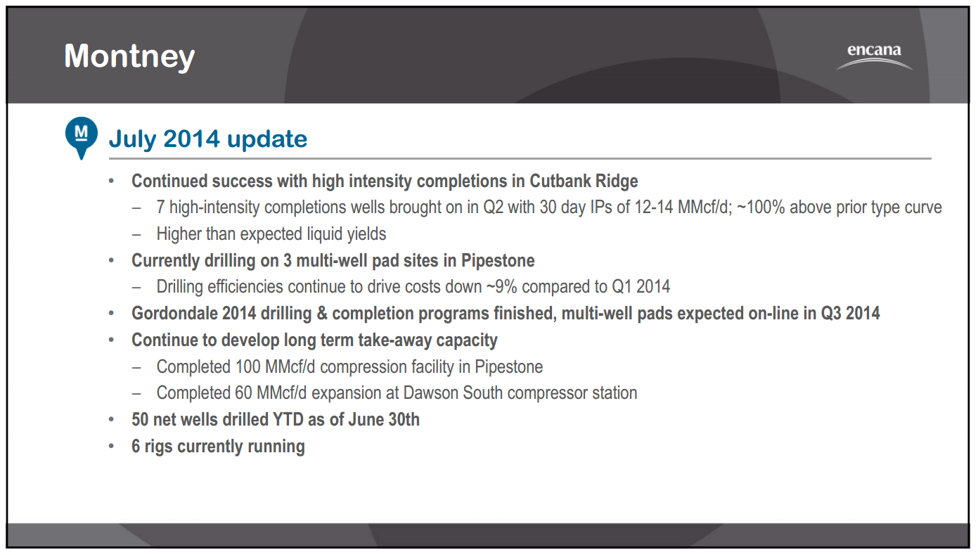 September 2014 Investor Presentation – Encana Corp – slide 13