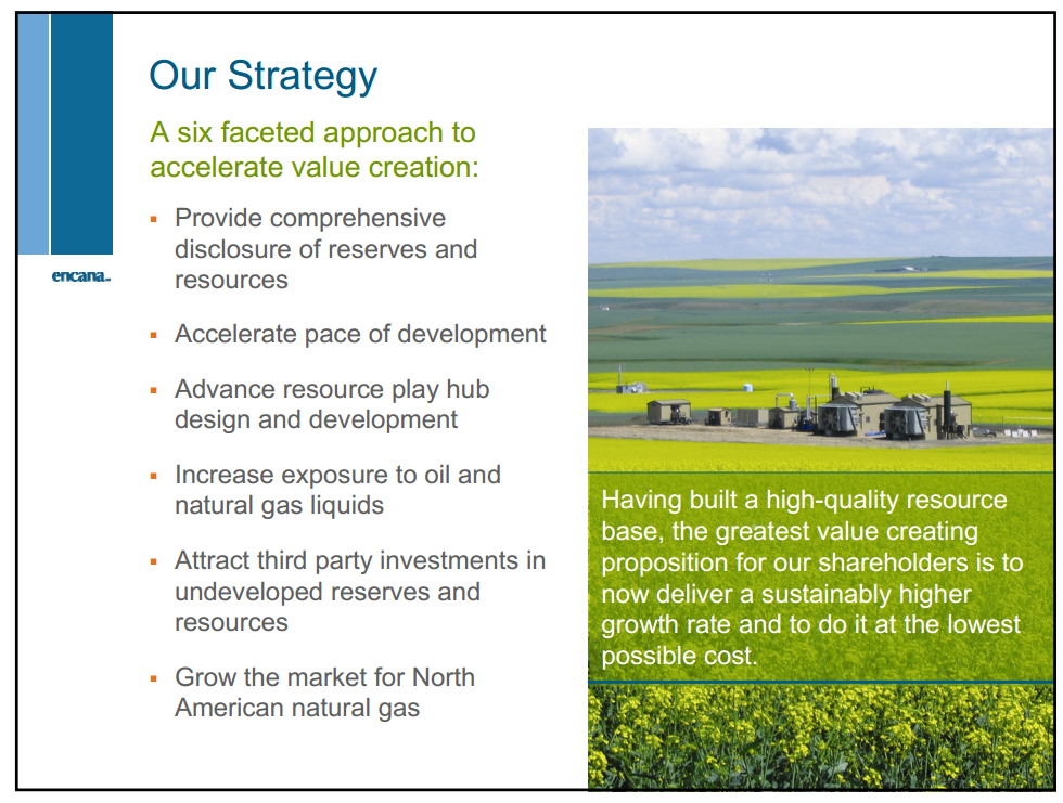 November 2011 Investor Presentation – Encana Corp – slide 6