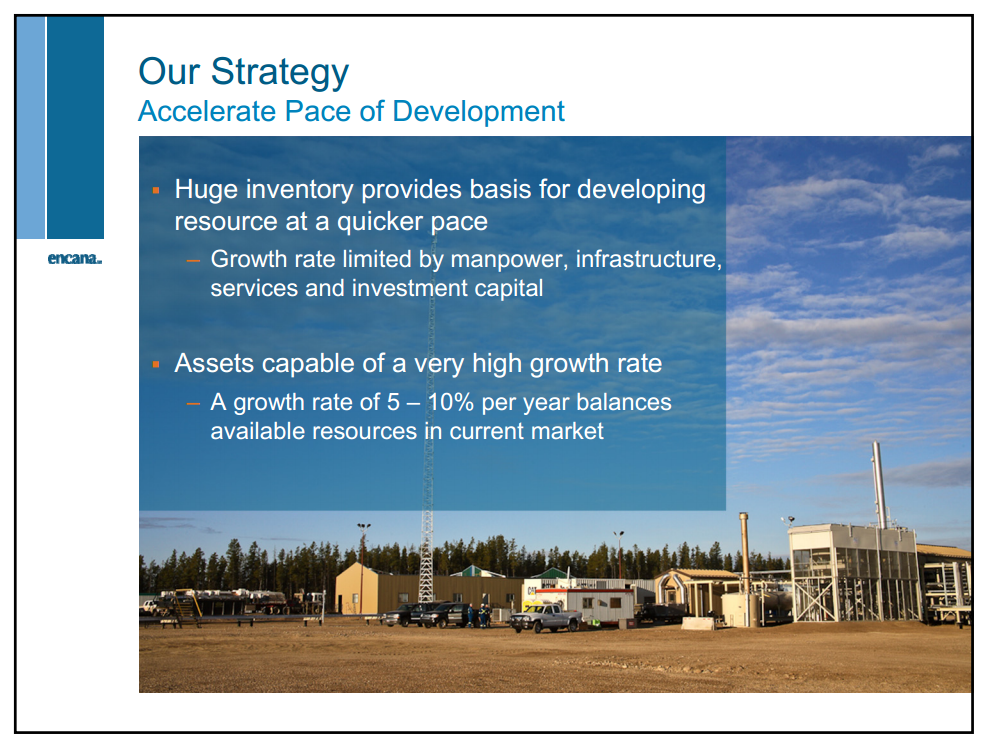 November 2011 Investor Presentation – Encana Corp – slide 9