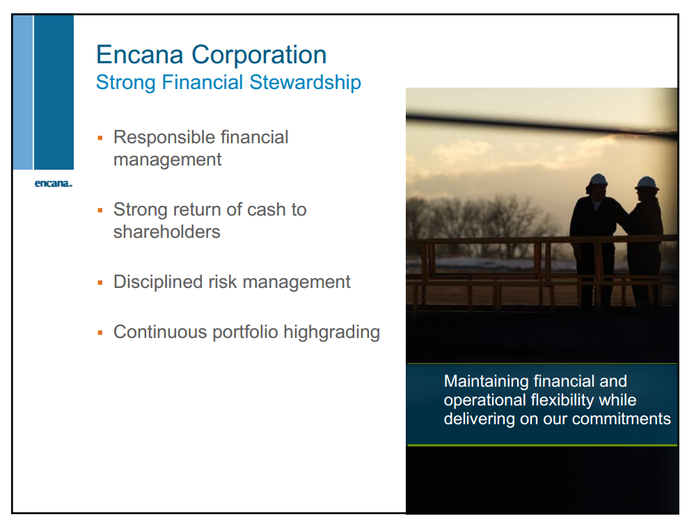 November 2011 Investor Presentation – Encana Corp – slide 30