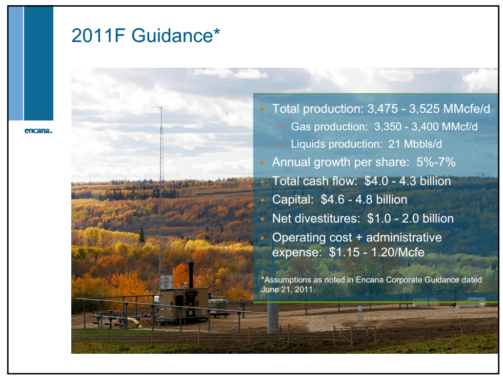 November 2011 Investor Presentation – Encana Corp – slide 37