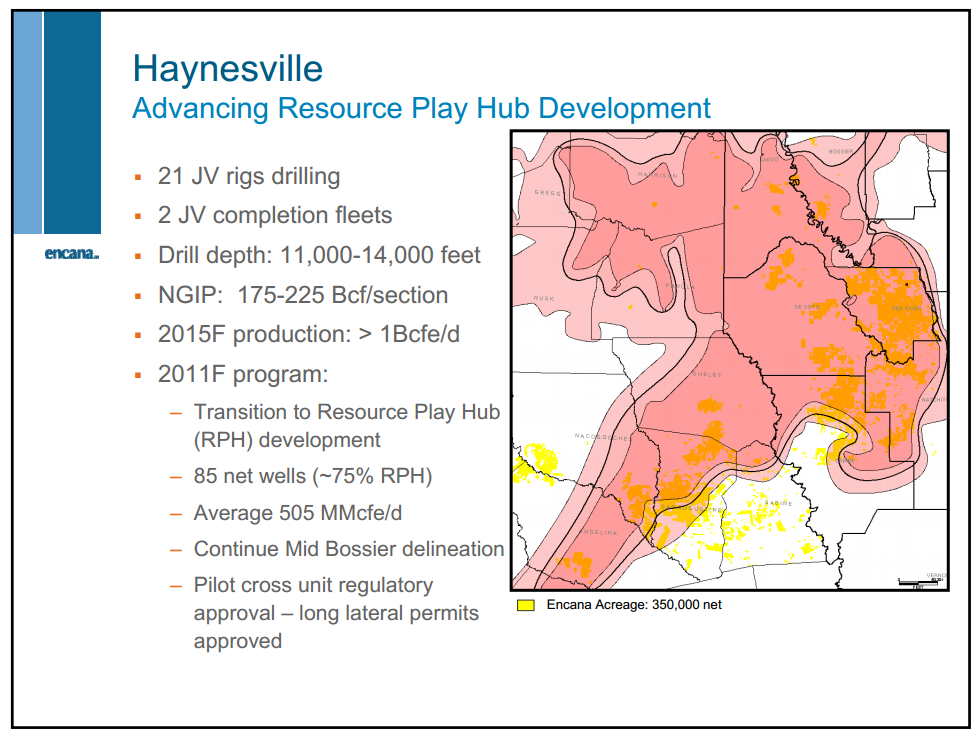 November 2011 Investor Presentation – Encana Corp – slide 60