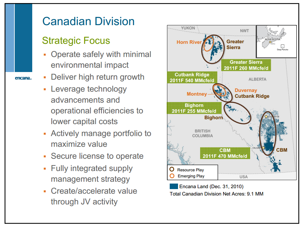 November 2011 Investor Presentation – Encana Corp – slide 65