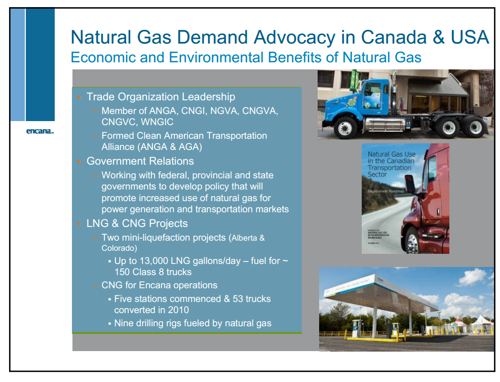 November 2011 Investor Presentation – Encana Corp – slide 77