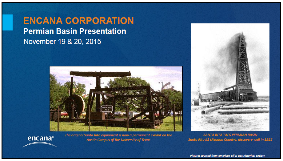 November 2015 Investor Presentation – Encana Corp – slide 1