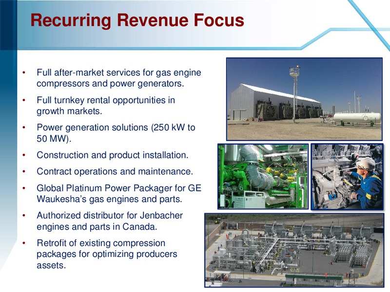 MARCH 2015 COMPANY OVERVIEW – Enerflex Ltd. – slide 6