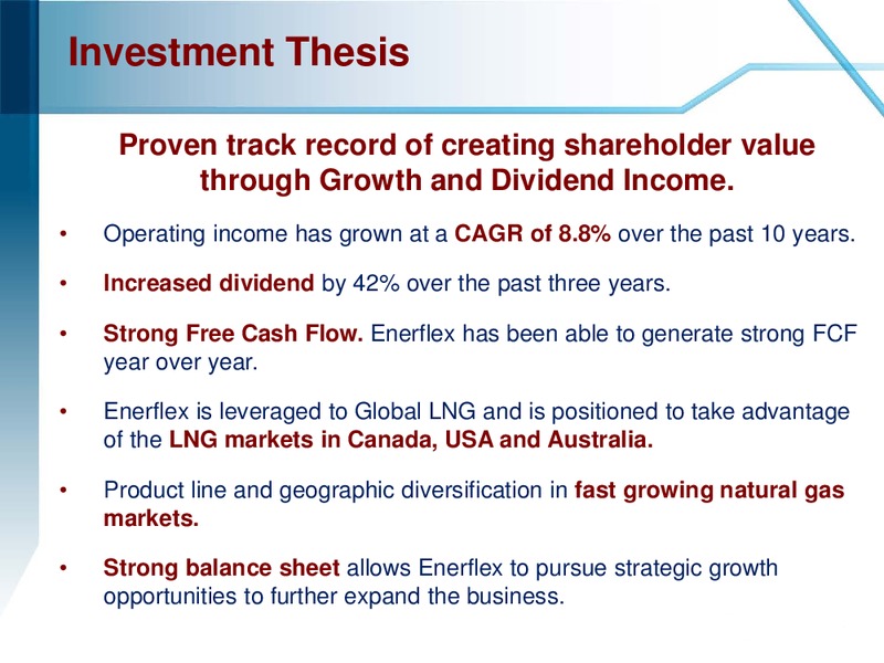 MARCH 2015 COMPANY OVERVIEW – Enerflex Ltd. – slide 33