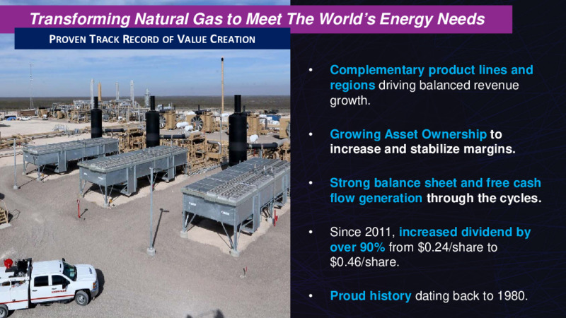 November 2019 Investor Presentation – Enerflex Ltd. – slide 2
