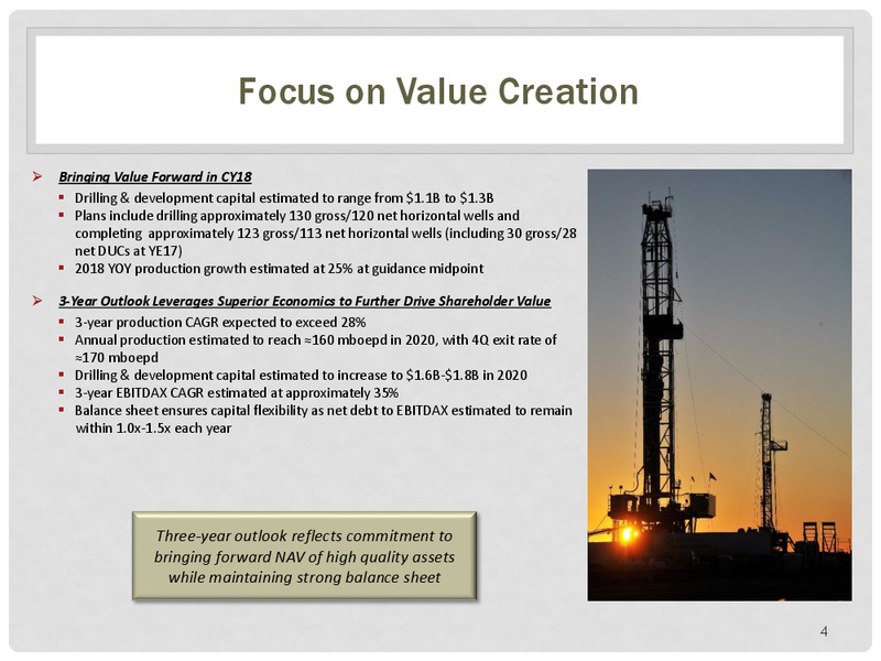 4Q 2017 Quarterly Earnings Call – Energen Corp. – slide 3