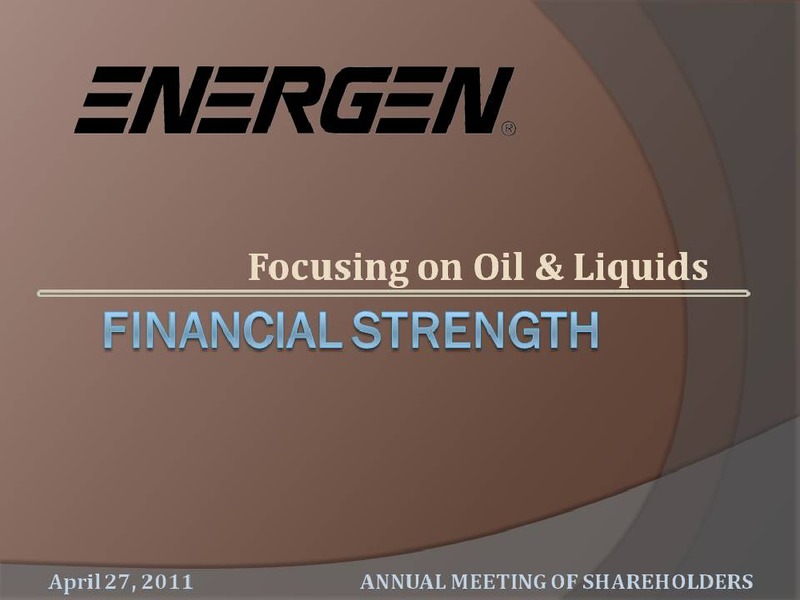 Shareholder Analyst Call – Energen Corp. – slide 24