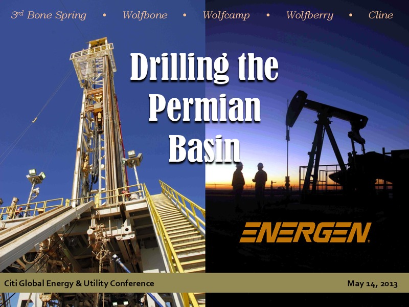 Citis Global Energy and Utilities Conference – Energen Corp. – slide 1