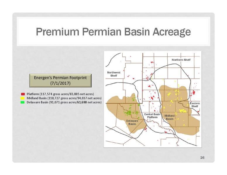 2Q 2017 Earnings Update – Energen Corp. – slide 25