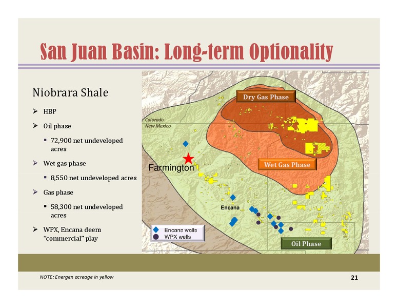 UBS Houston Energy Symposium – Energen Corp. – slide 20