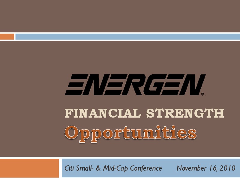 CitiSmall and Mid Cap Conference – Energen Corp. – slide 23
