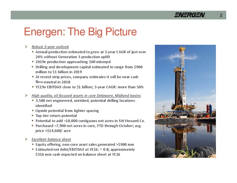 Iberia Bank Conference Presentation – Energen Corp. – slide 2