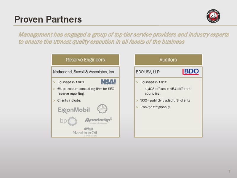 November 2016 Investor Presentation – Energy Hunter Resources – slide 5