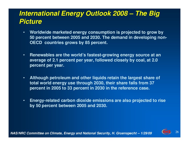 Energy: A View from EIA – EIA – slide 26