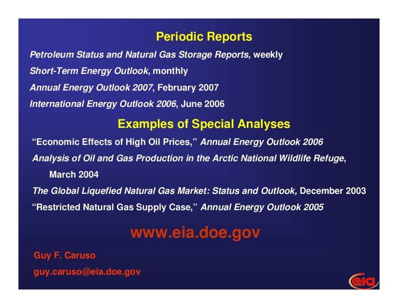 March 2007 Investor Presentation – EIA – slide 16