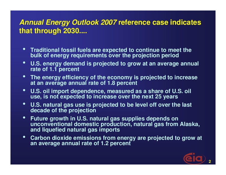 Pepper Hamilton Energy Conference – EIA – slide 2