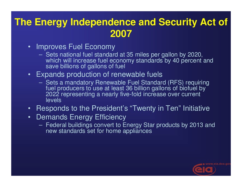 United States Energy Outlook and Policies Affecting the Outlook – EIA – slide 15