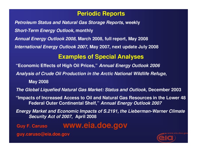 United States Energy Outlook and Policies Affecting the Outlook – EIA – slide 18