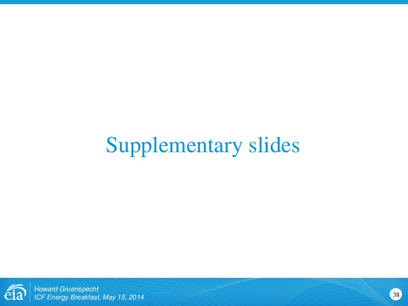 May 2014 Investor Presentation – EIA – slide 38