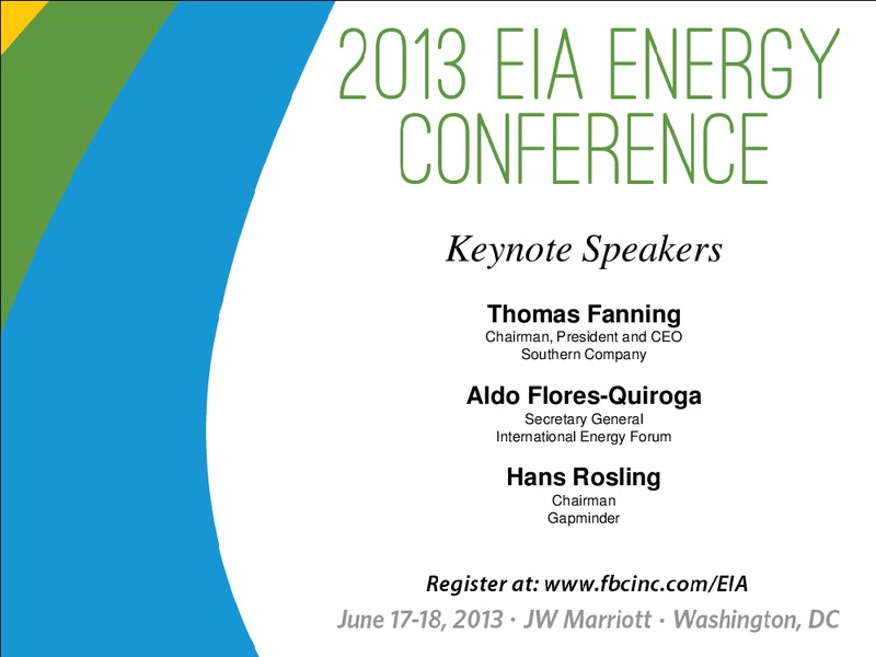 Deloitte Energy Conference – EIA – slide 13