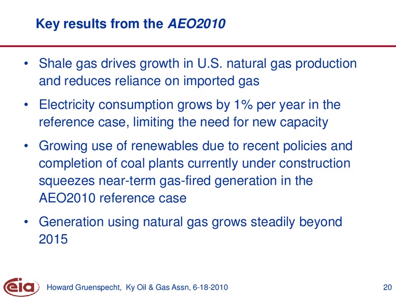 Kentucky Oil and Gas Association – EIA – slide 20