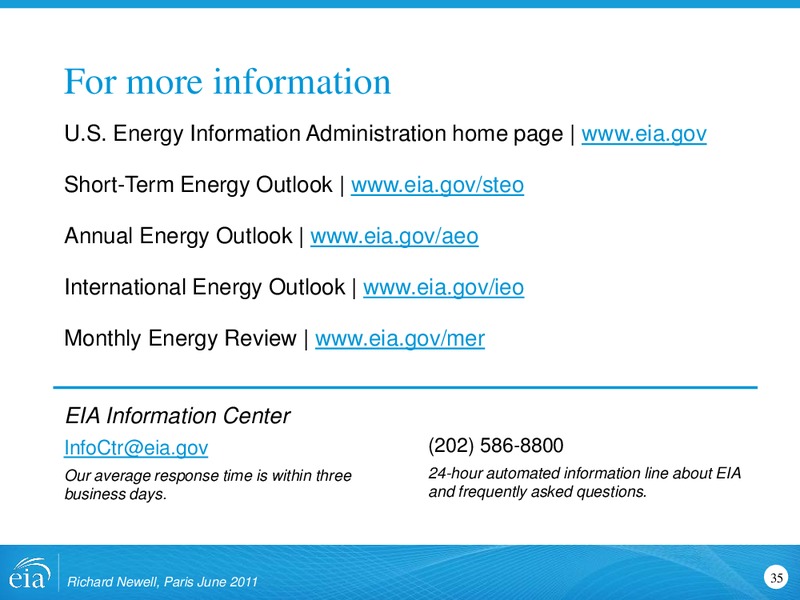 Organization for Economic Cooperation and Development – EIA – slide 35