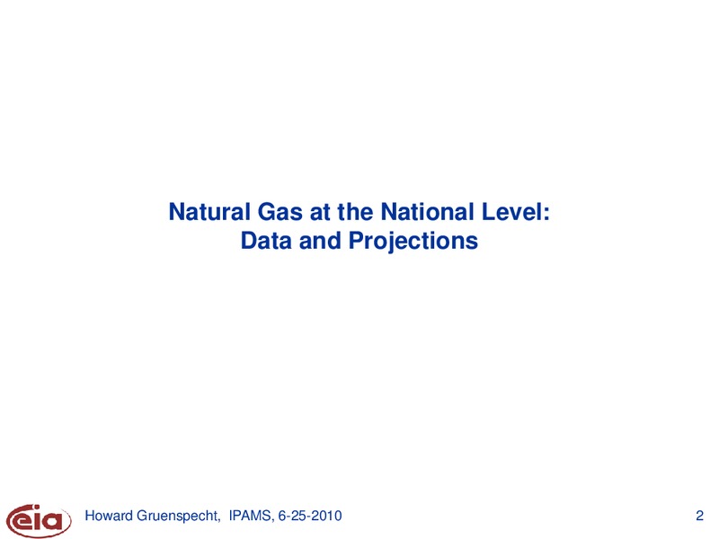 June 2010 Investor Presentation – EIA – slide 2