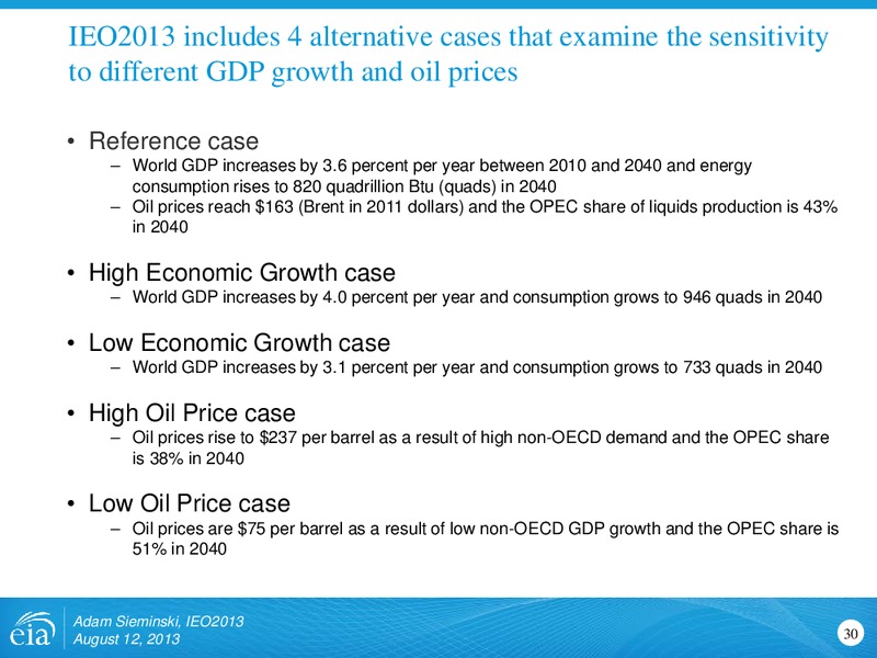 International Energy Outlook 2013 – EIA – slide 30