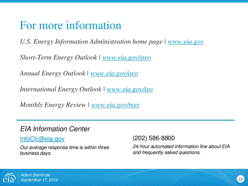 Rio Oil and Gas Conference – EIA – slide 23