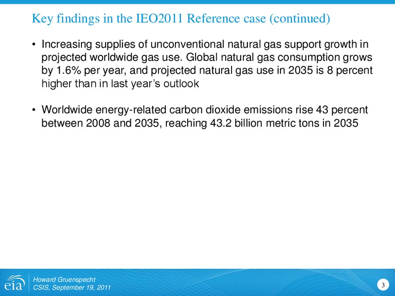 International Energy Outlook 2011 – EIA – slide 3