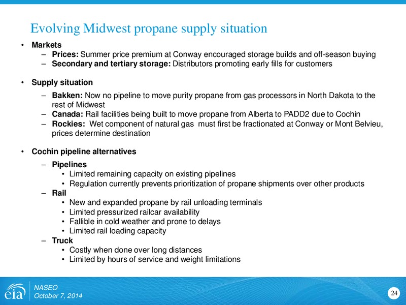 October 2014 Investor Presentation – EIA – slide 24